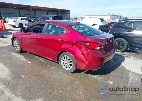 2016 Hyundai Elantra Se z USA, uszkodzony, nr VIN 5NPDH4AE6GH788467
